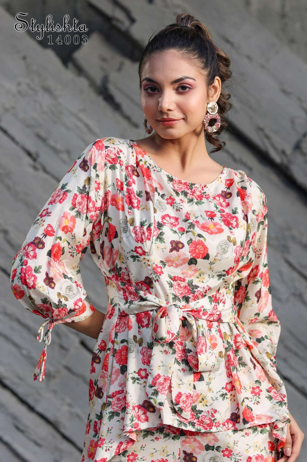 STYLISTA VOL 14 MUSLIN DIGITAL PRINT STYLISH CO ORD SET BY STYLISTA BRAND 14003 C